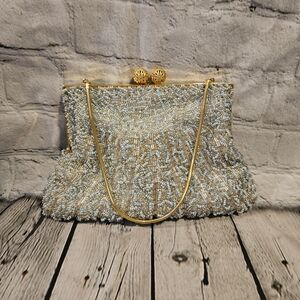 Elegant Beaded Evening Clutch